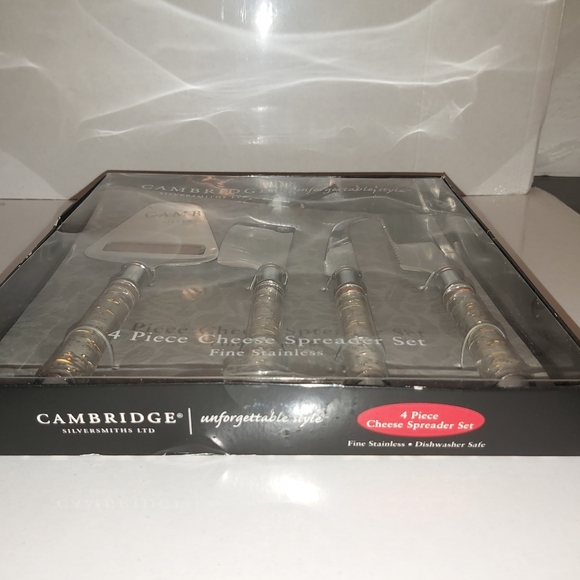 4 Piece Cheese Spread Set - Picture 2 of 3